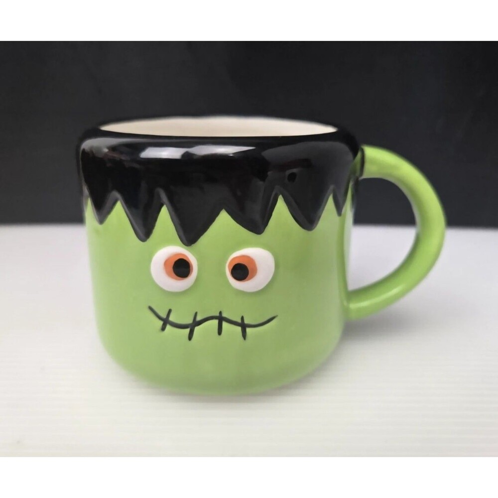 Frankenstein Monster Coffee Mug Tea Cup Figural Sculpted By Tag Halloween